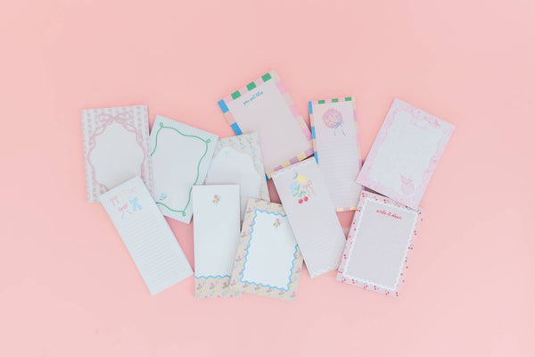Everyday is a Party Disco Ball Bow List Notepad