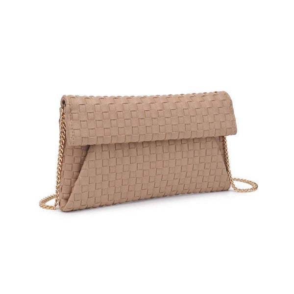 Priscilla Woven Clutch: Ivory