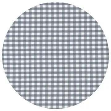 Grey Gingham Wreath Sash 44"