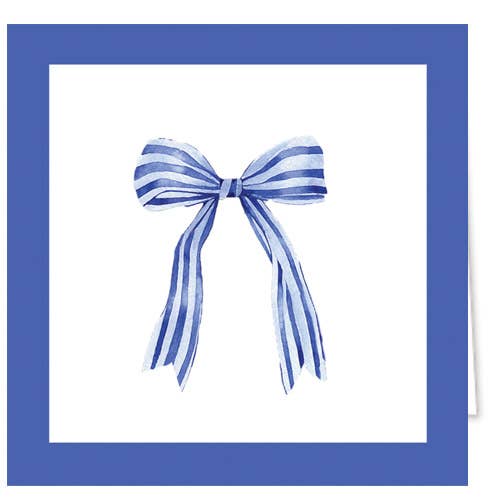 Gift Enclosure Cards  | Striped Bow