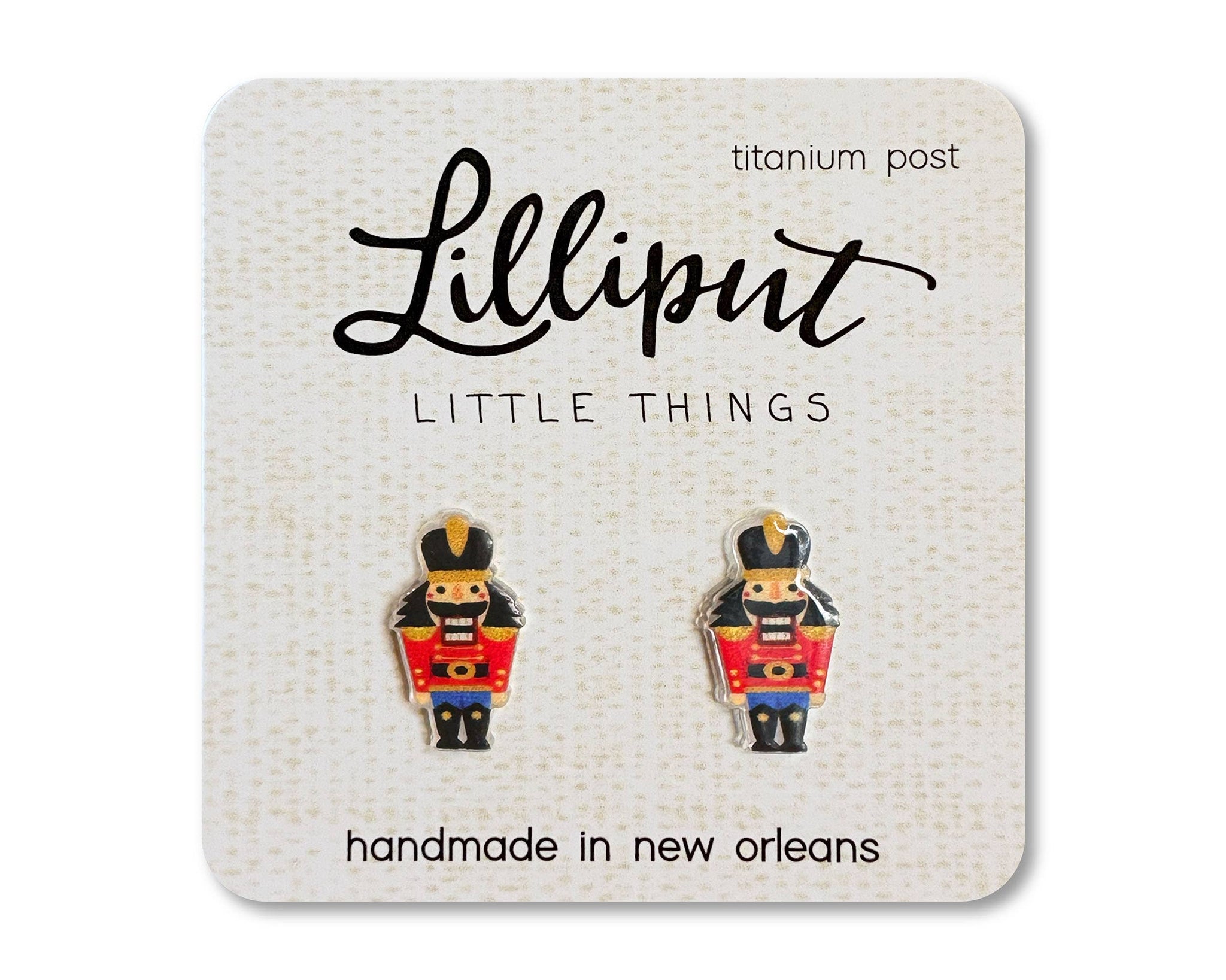 Lilliput Nutcracker Studs