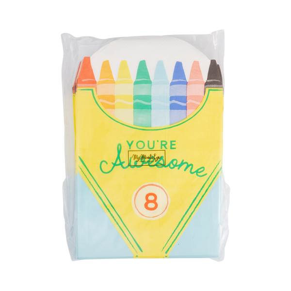 Crayon Box Shaped Dinner Napkin
