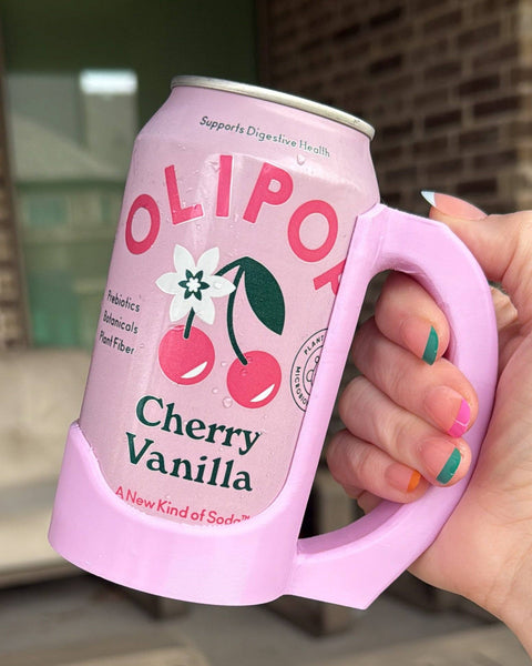 Sipzey Standard Soda Can Handle: Fairy Light Lilac