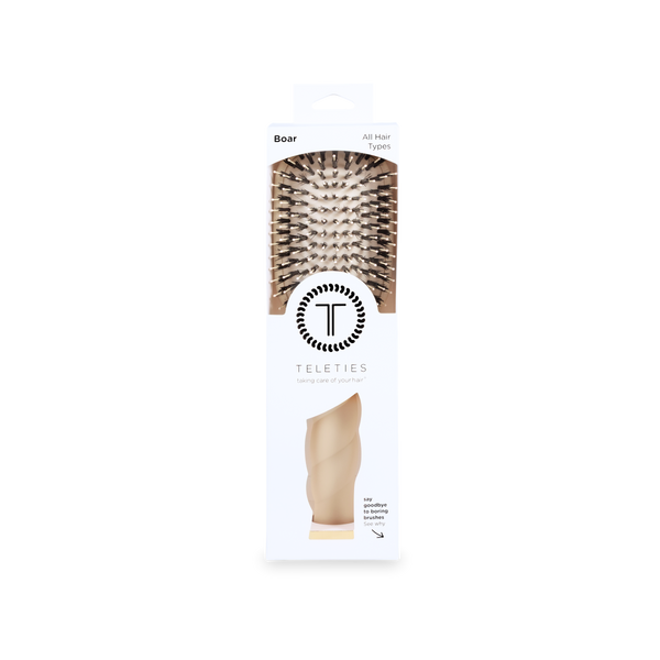 Boar Bristle Hair Brush | Tan