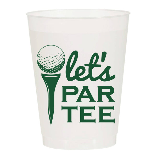 Let's ParTee Frosted Cups - Masters: Pack of 6