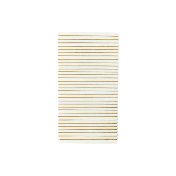 Gold Stripe Dinner Napkin
