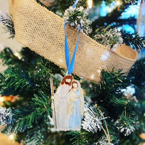 Holy Family Acrylic Ornament