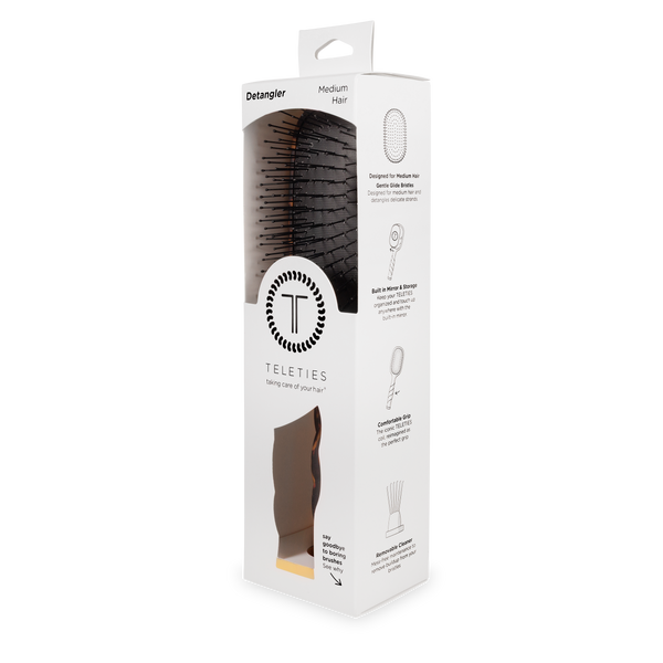 Detangler Hair Brush for Medium Hair - Tortoise