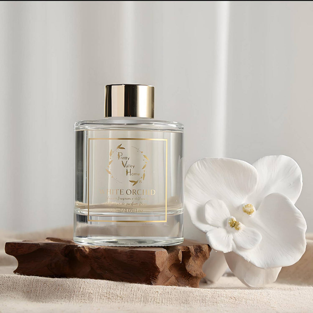 White Orchid Flower Diffuser Gift Set - Thumbnail 2