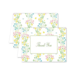 Mother Goose Floral Thank You Cards
