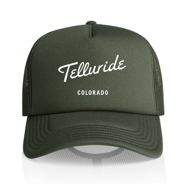 Samford Trucker Hat | Royal blue/seaglass