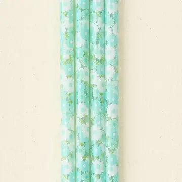 Floral Tumbler Straw Set