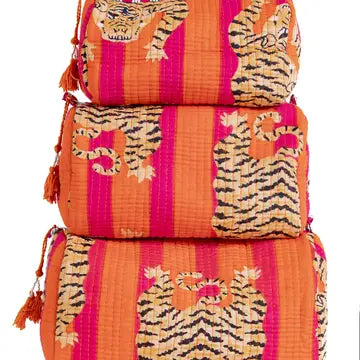Quilted 3 Piece Toiletry Set