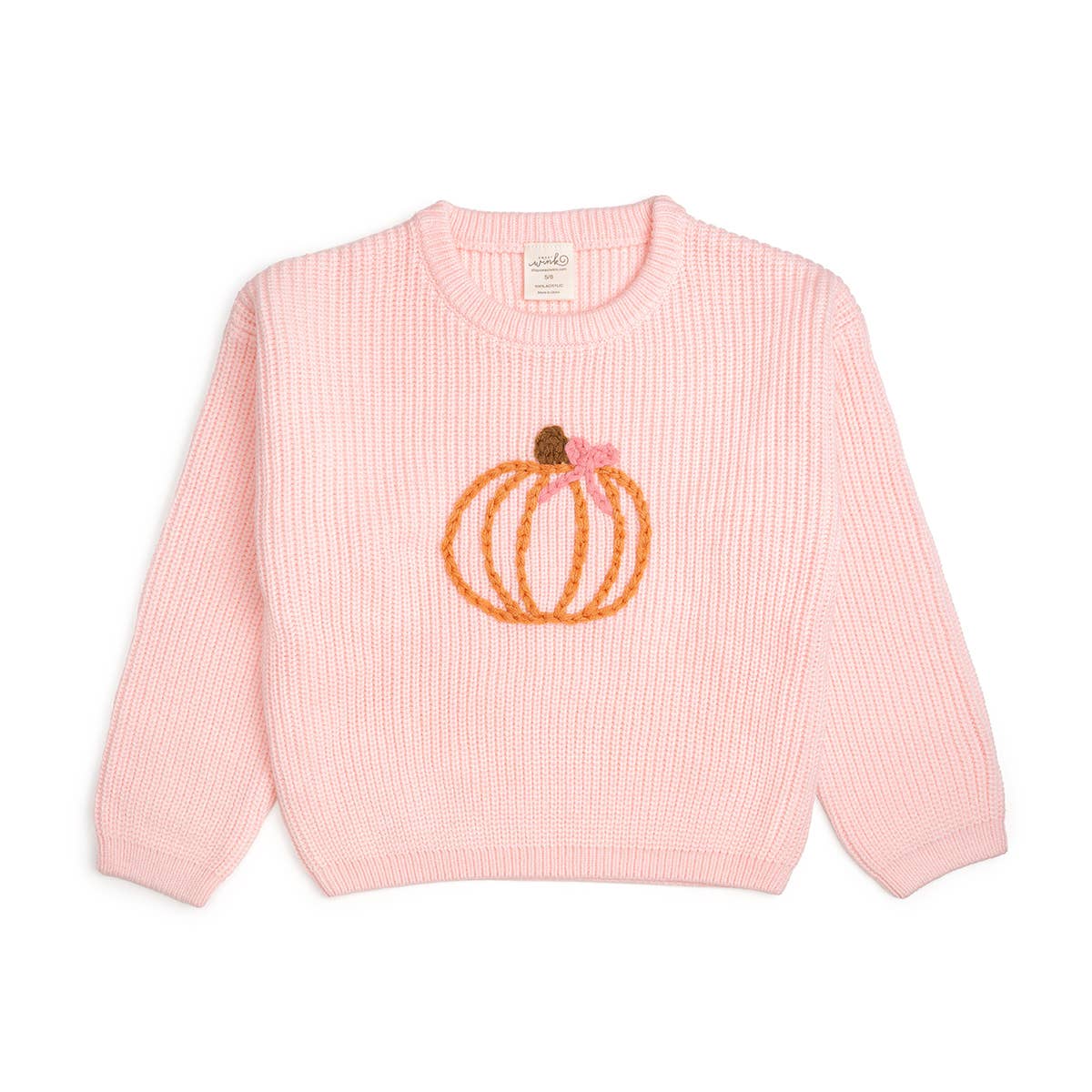 Coquette Pumpkin Knit Sweater - Girls Clothes