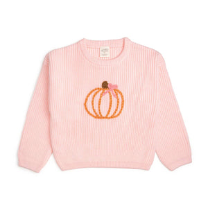 Coquette Pumpkin Knit Sweater - Girls Clothes