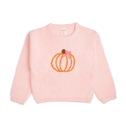 Coquette Pumpkin Knit Sweater - Girls Clothes