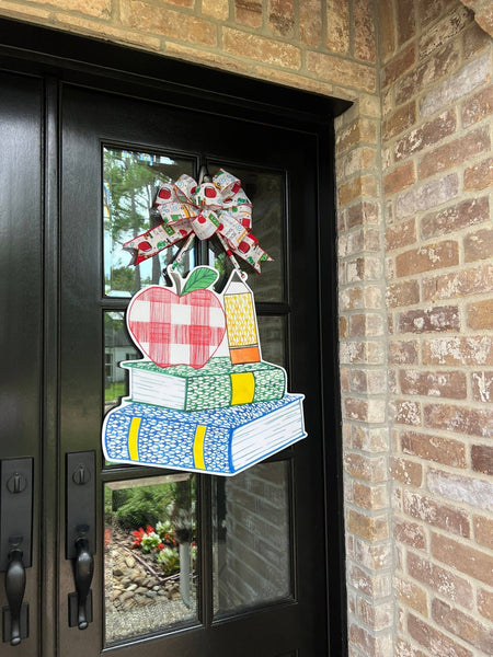 Carole Back to School Door Hanger