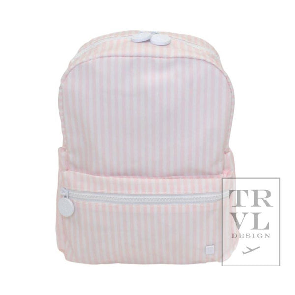 TRVL Mini Backer - Pimlico Stripe Pink Backpack