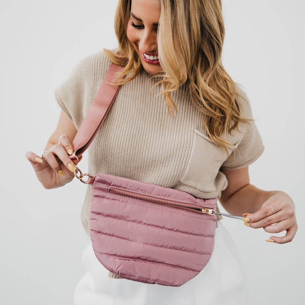 Jolie Puffer Belt Bag Navy