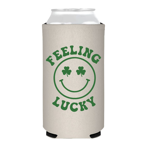 Feeling Lucky St. Patricks Day Slim Can Cooler- St Patricks