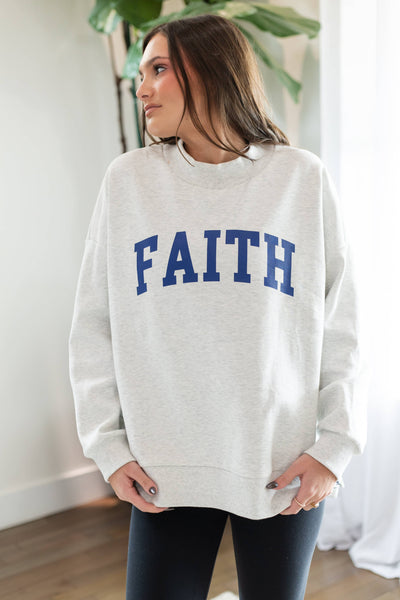 Reversible Sweatshirt, FAITH & GRACE: Faith / Grace