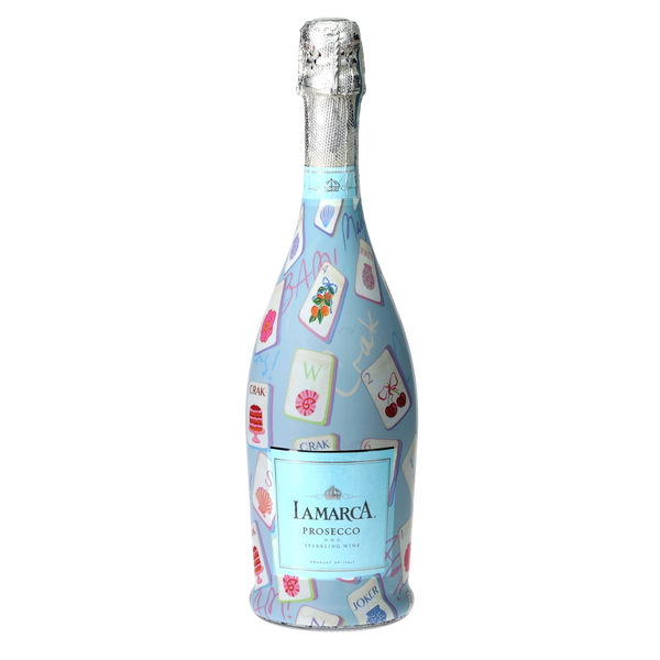 Beau Bottles Pastel Blue Mahjong - Prosecco Collection