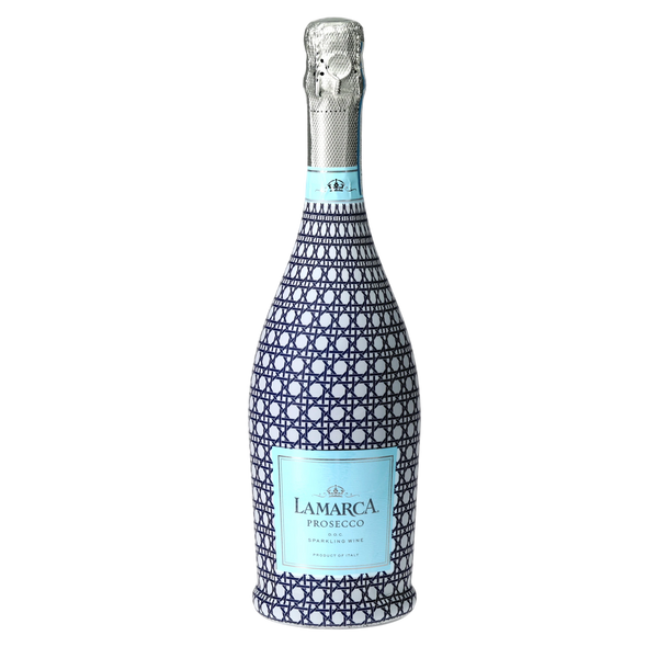 Beau Bottles Navy and White Cane - Prosecco Collection