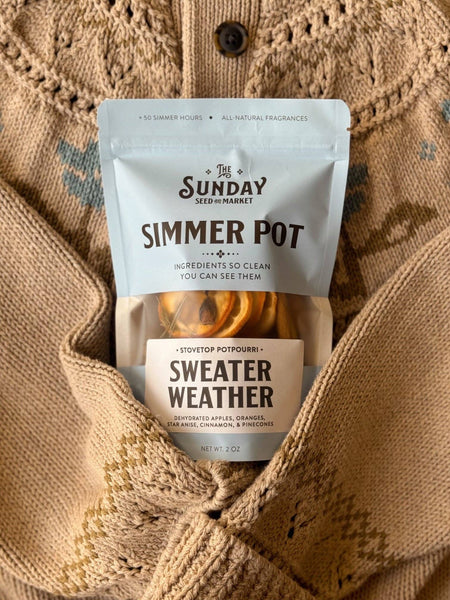 Sweater Weather Simmer Pot | Oranges Apples Pine
