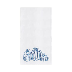 Fall/Harvest Blue Pumpkins Kitchen Towel