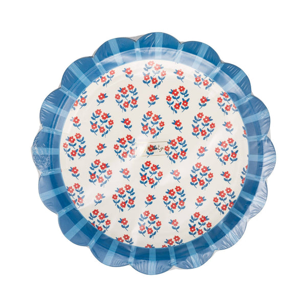 Floral Paper Plate Set - 9"