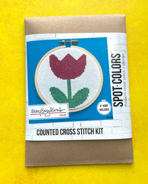 Tulip by Mary Engelbreit Counted Cross Stitch DIY KIT