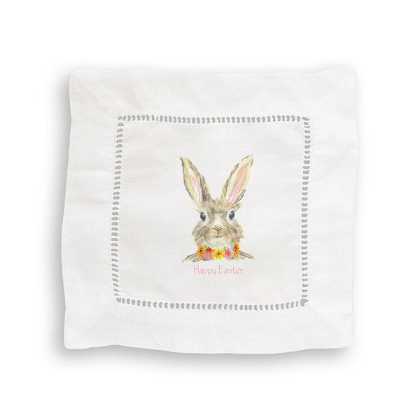 Easter Bunny: White Guest Towel / -