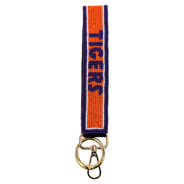 Game Day Beaded Wristlets : Tiger Navy