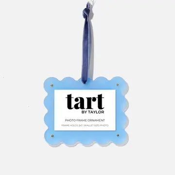 Scalloped Acrylic Frame Ornament