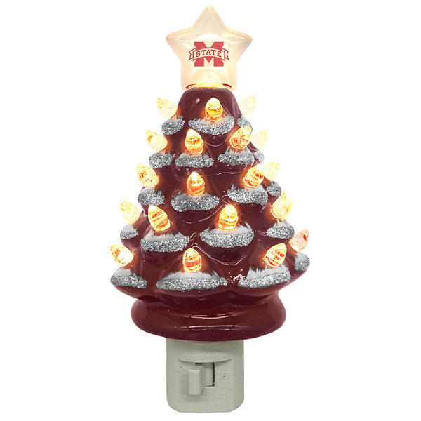 6.5" Mississippi State Xmas Tree Nite Lite