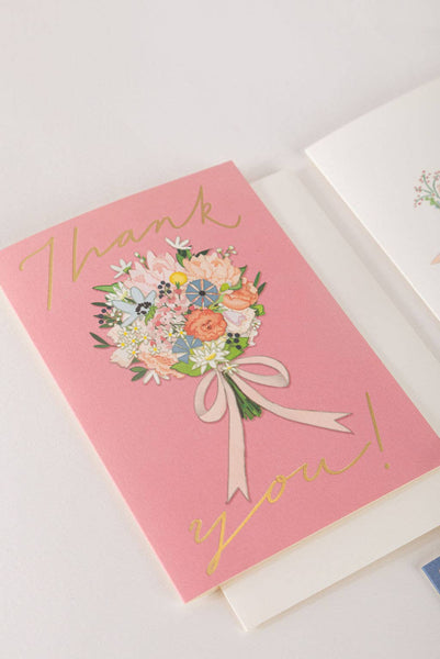 Thank You Bouquet Greeting Card