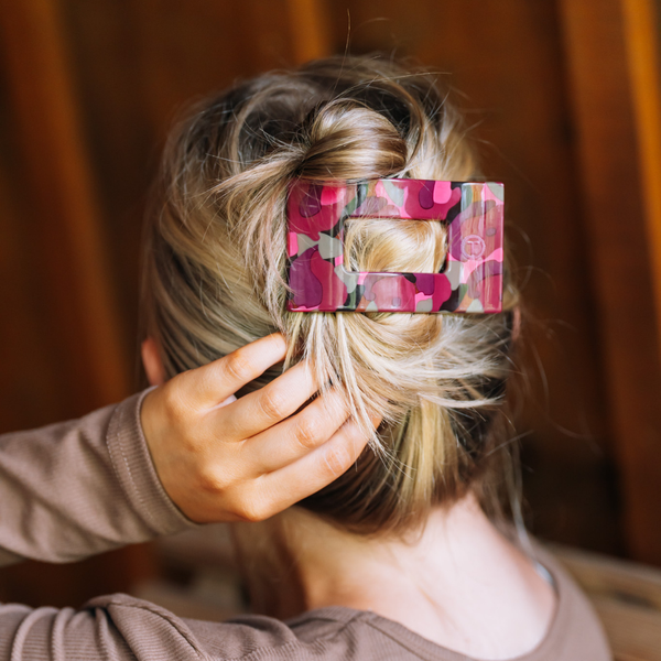 Garden Glam | Medium | Flat Rectangle Hair Clip