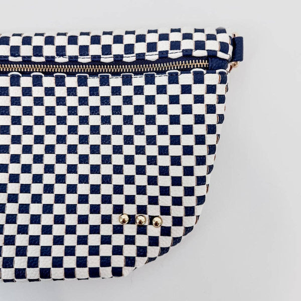 Westlyn Woven Bum Bag Metallic Gunmetal