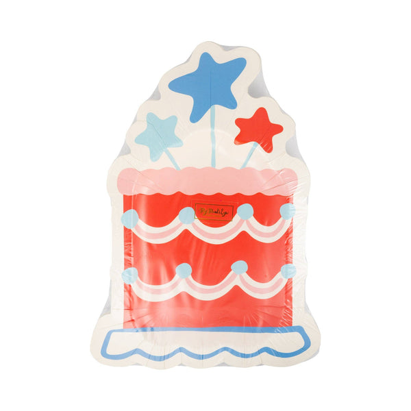 Summer Cake Shaped 11" Paper Plate