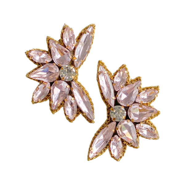 Lumiere Stud Earrings - Pink Blush