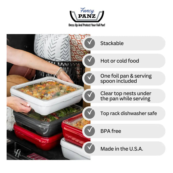 Classic Set - Pan Frame w/ Lid & Serving Spoon - Blue Marble