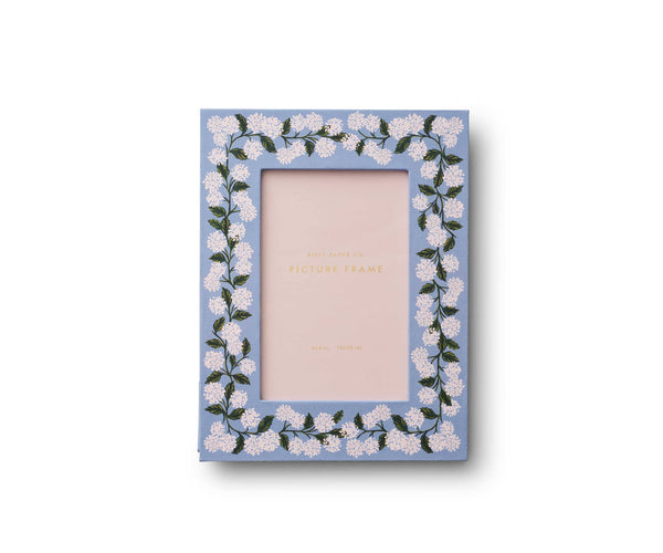 Hydrangea Paper Wrapped Picture Frame