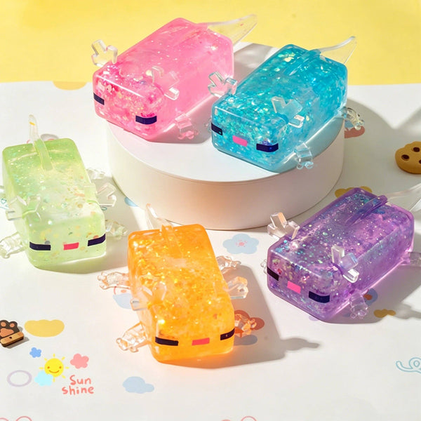 Cute Colorful Axolotl Squishy
