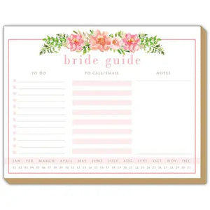 Bride Guide To-Do List Notepad