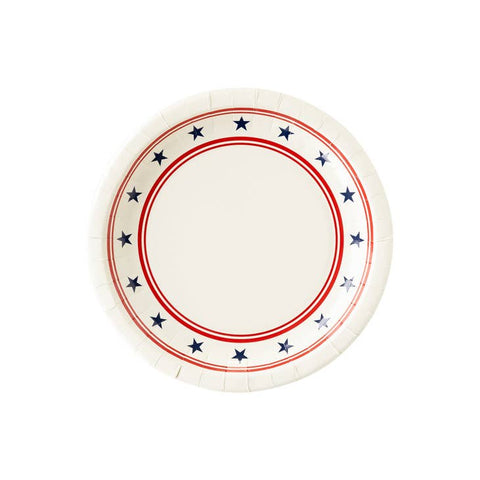 Stars and Stripes Circle Plate