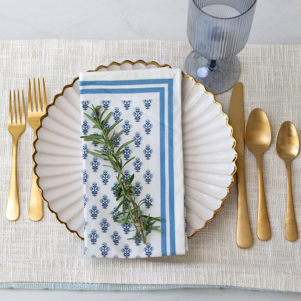 Tajik Home LLC Block Print Napkins - Thumbnail 4