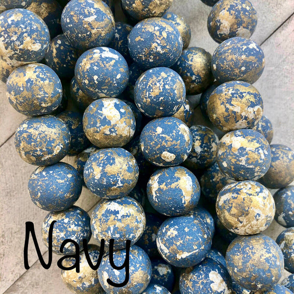 Blessing Beads With Cross (Large): Natural