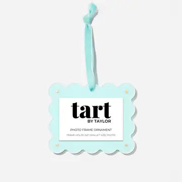 Scalloped Acrylic Frame Ornament