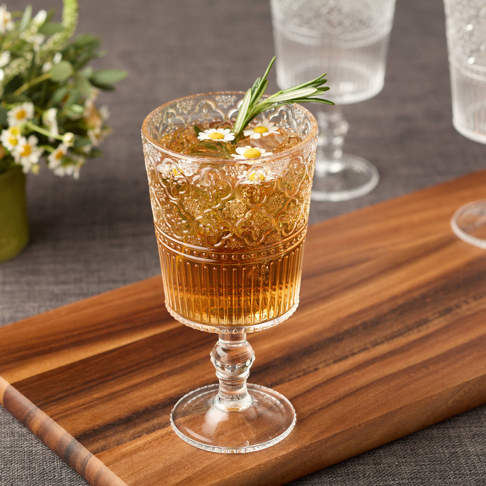 Victoria Clear Acrylic All Purpose Goblet 14 oz.