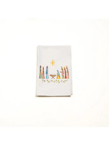 Laura's Nativity Tea Towel